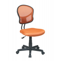 OSP Home Furnishings EM39800-18 Mesh Task Chair In Orange Fabric